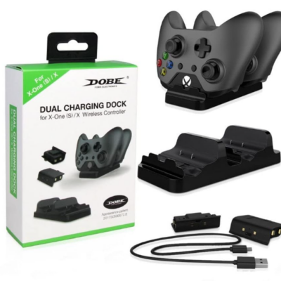 Suporte Carregador Stand Pra 2 Compatível com Controle Xbox One Dock Station