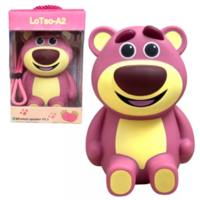 Caixa De Som Bluetooth Urso Lotso-a2 8w Wirelles Speaer V5.3