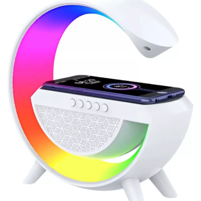 Luminária De Mesa Speaker Smart Dock Station Bluetooth C/som