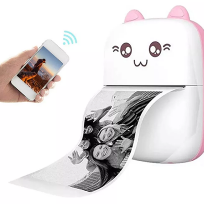 Mini Impressora Térmica Usb Etiqueta Nota Lista Foto Arquivo