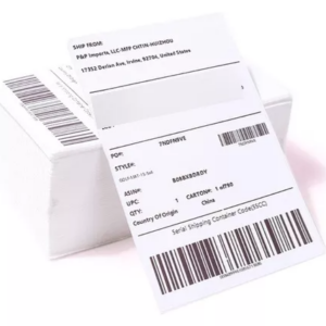 Conjunto 10.000 Unidades Etiqueta Adesiva Térmica 100x150mm Serrilhada para E-Commerce