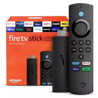 Controle de voz Amazon Fire Tv Stick Lite Alexa Fhd 1080p Color Black Voice Remote Tipo de controle remoto