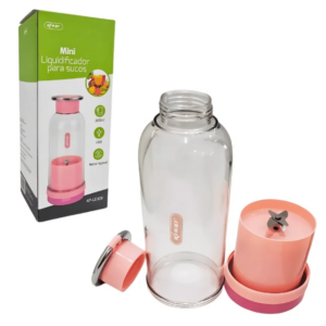Mini Liquidificador para Sucos 300ML Recarregável KNUP - KP-UD109