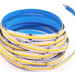 Goldensky Fita Led Cob Branco Quent 3000k 5mts 8mm 252 Leds/m 12v Ip20