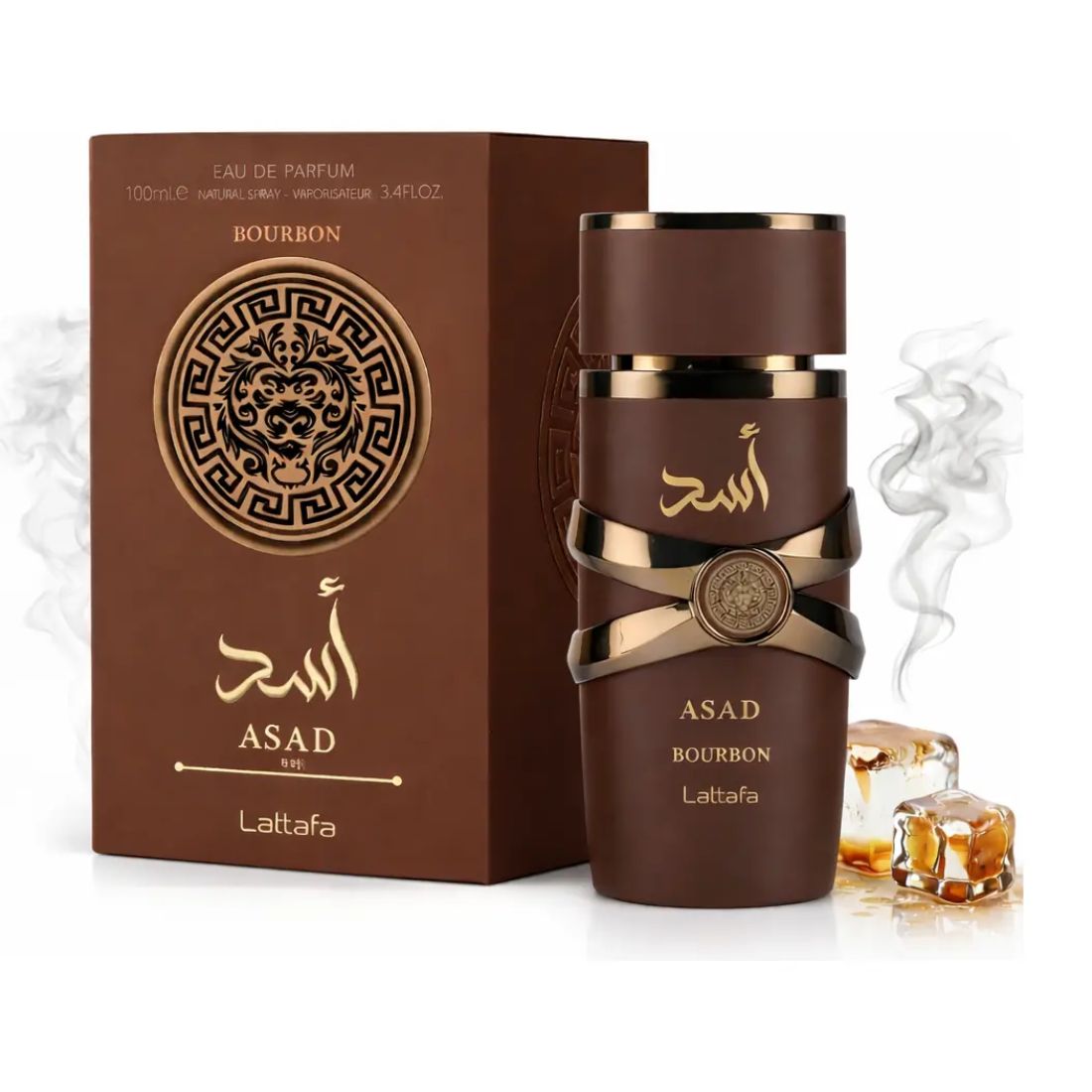 Perfume Árabe Asad Bourbon 100ml Masculino Lattafa